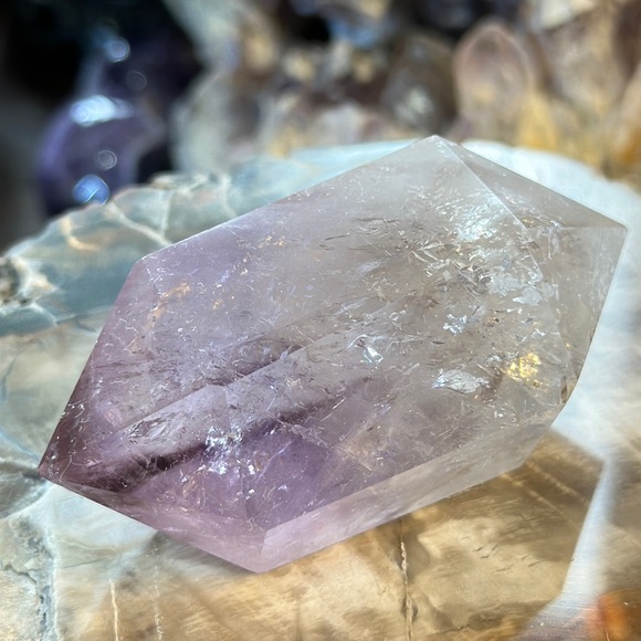 🎄SALE🎄Amethyst DT Crystal Point With Rainbow! - Picture 1 of 11